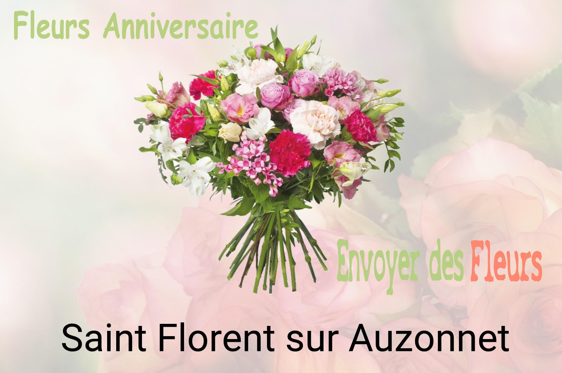 Bouquet de fleurs d’anniversaire livré à Saint-Florent-sur-Auzonnet